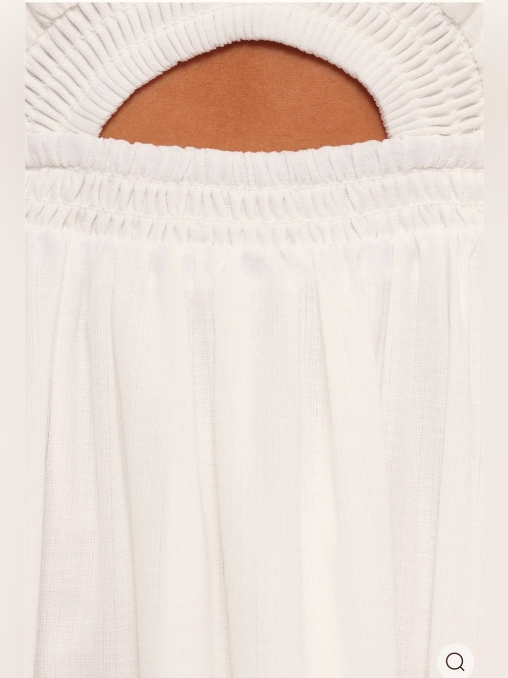 NWT- Petal & Pup Madi Maxi Dress, White, size Medium - Picture 7 of 13